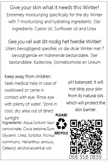 Body wash Winter Edition Mandarin & Bergamot 500ml - Image 2