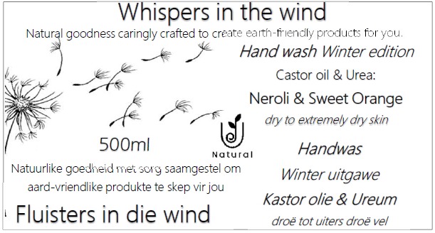 Hand wash Winter Edition Neroli & Sweet Orange 500ml - Image 3