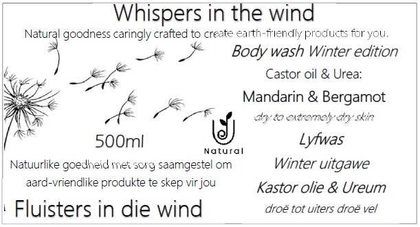 Body wash Winter Edition Mandarin & Bergamot 500ml - Image 3